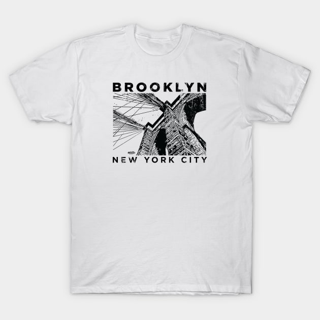 Brooklyn Bridge 4 T-Shirt by BonzoTee